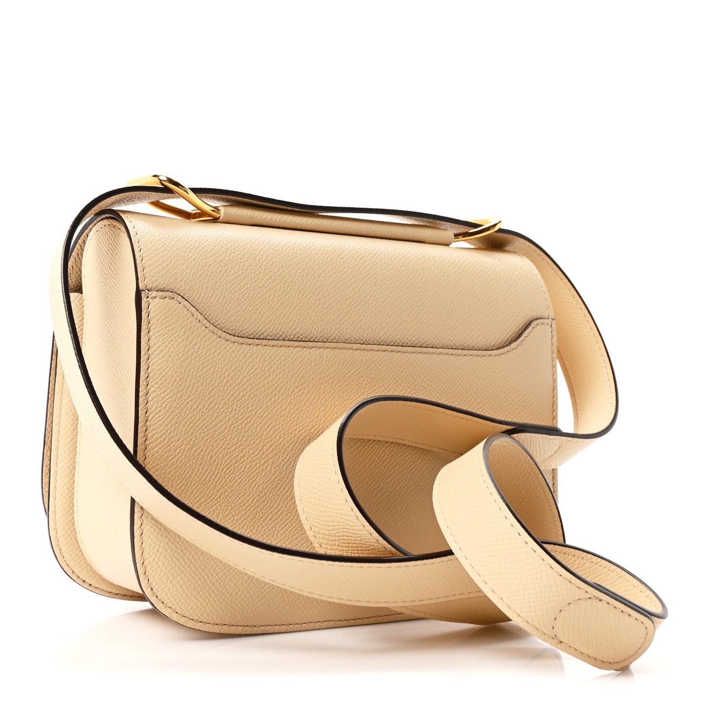 Alpina Calfskin Lingot Crossbody Dune