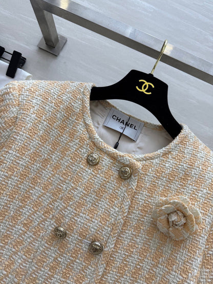 CC 25C Gentle Braided Jacket Orange Tweed
