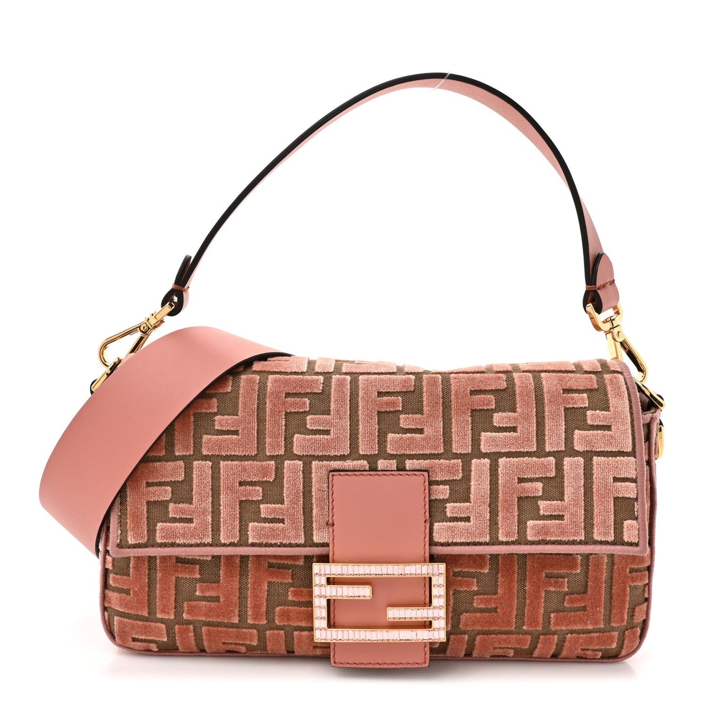 Velvet Jacquard Crystal FF Baguette Macaron