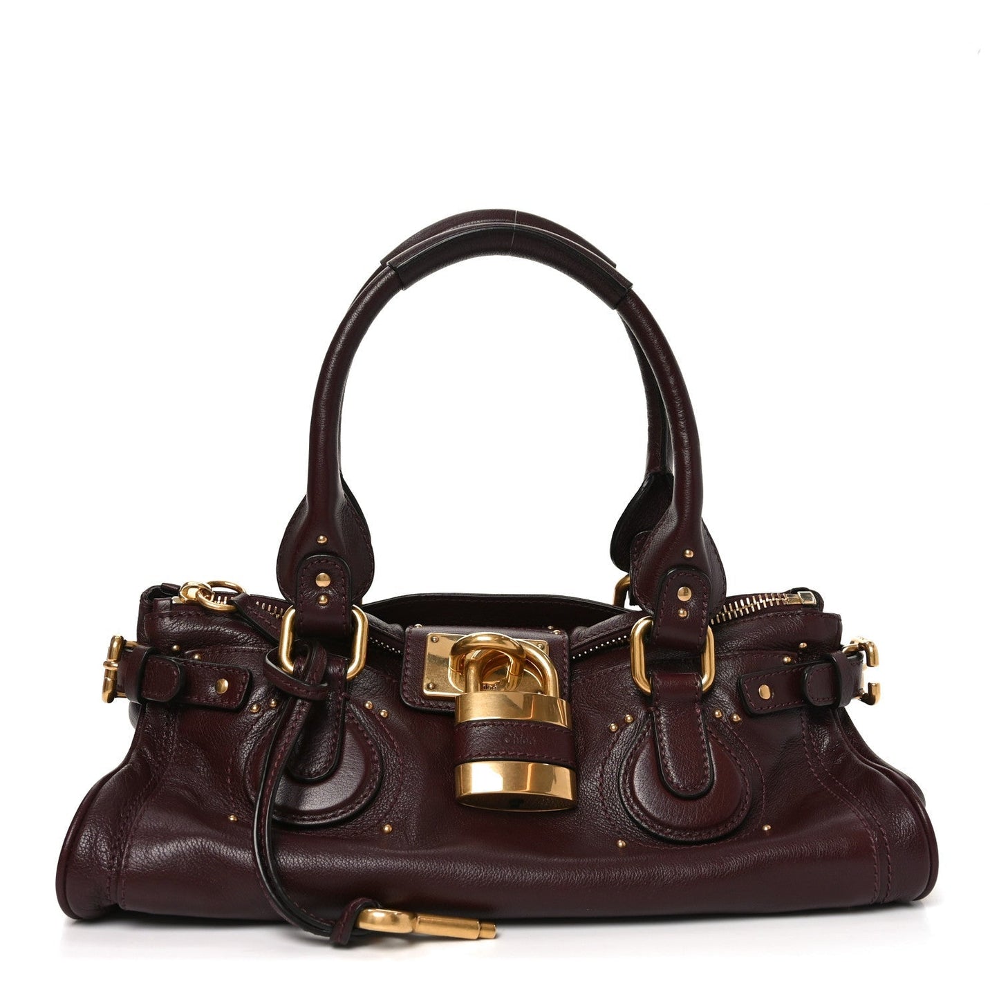 Grained Buffalo Paddington Grenat