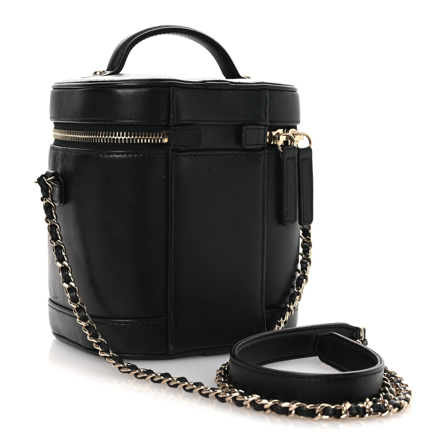 Lambskin Timeless Vanity Cosmetic Case Black