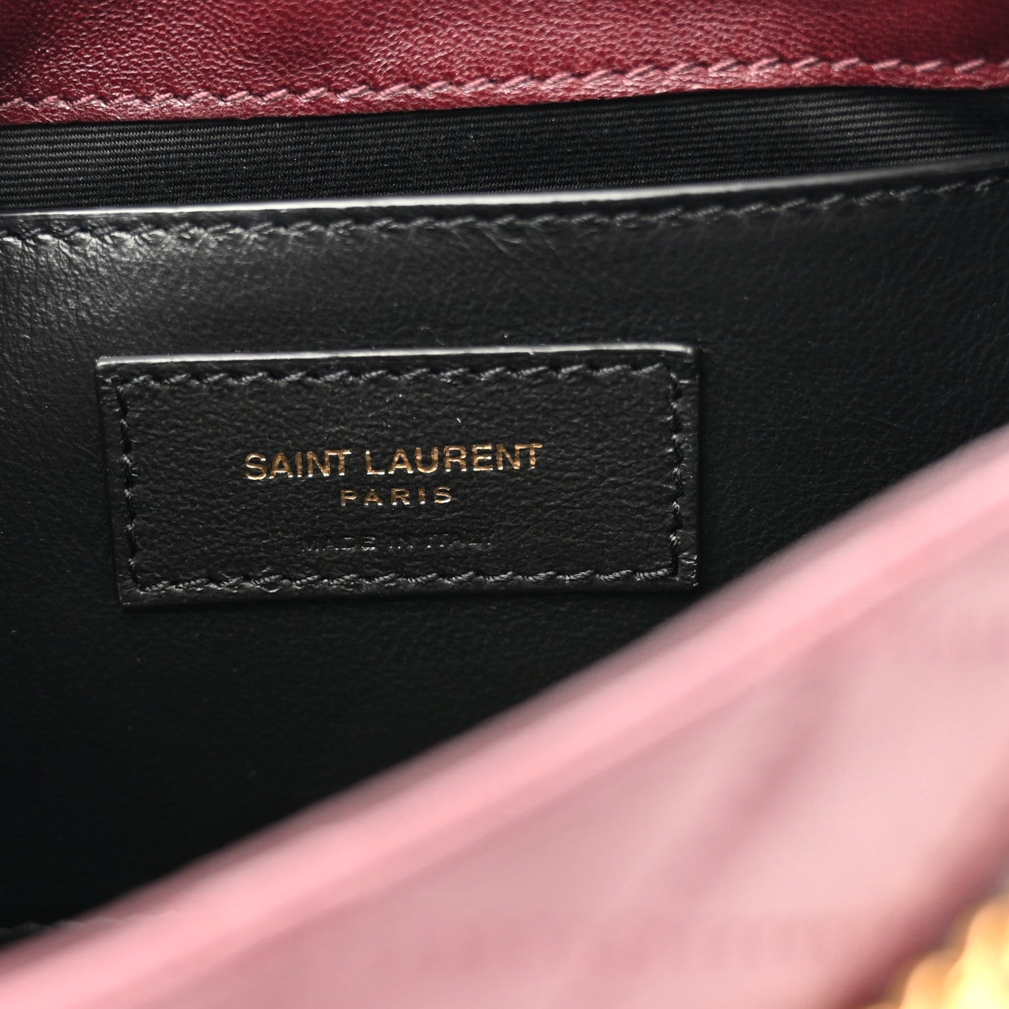 Lambskin Quilted Monogram Mini Nolita Hot Wine