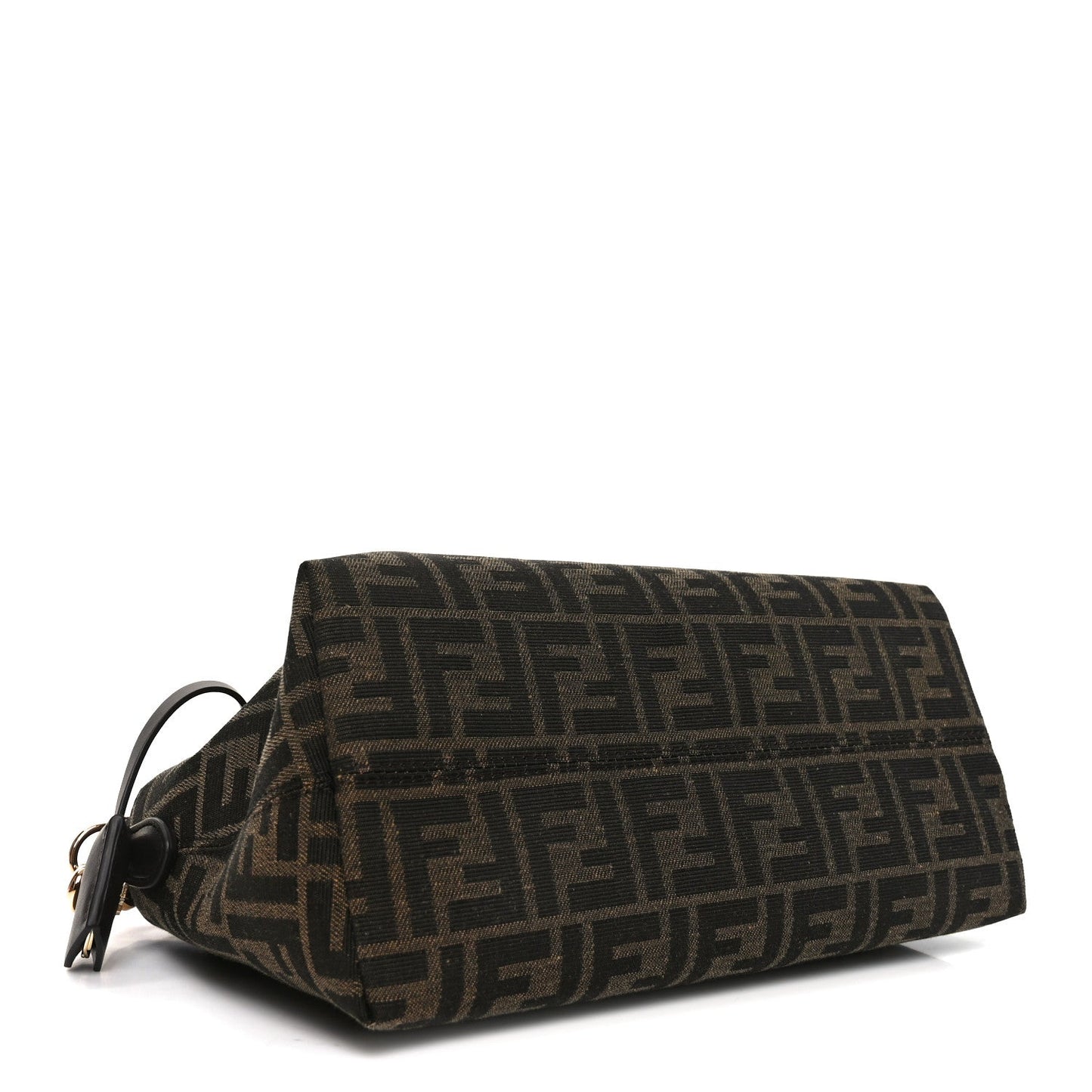 Vitello Grace Jacquard FF Medium By The Way Boston Bag Tobacco Moro Ebano