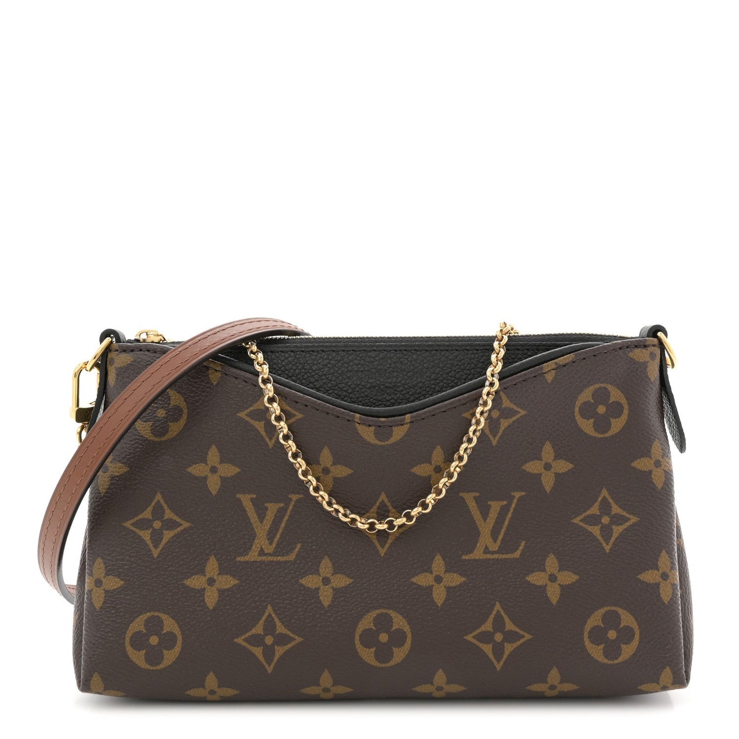 Monogram Pallas Clutch Black