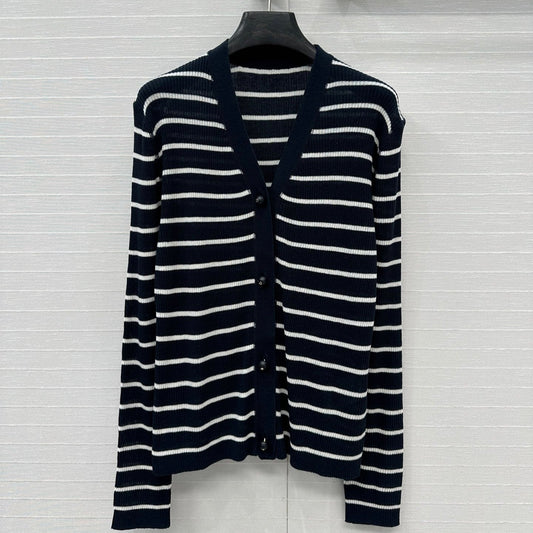 CD 25 Cardigan Black Linen Cashmere