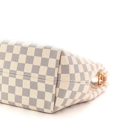 Damier Azur Graceful PM Rose Ballerine