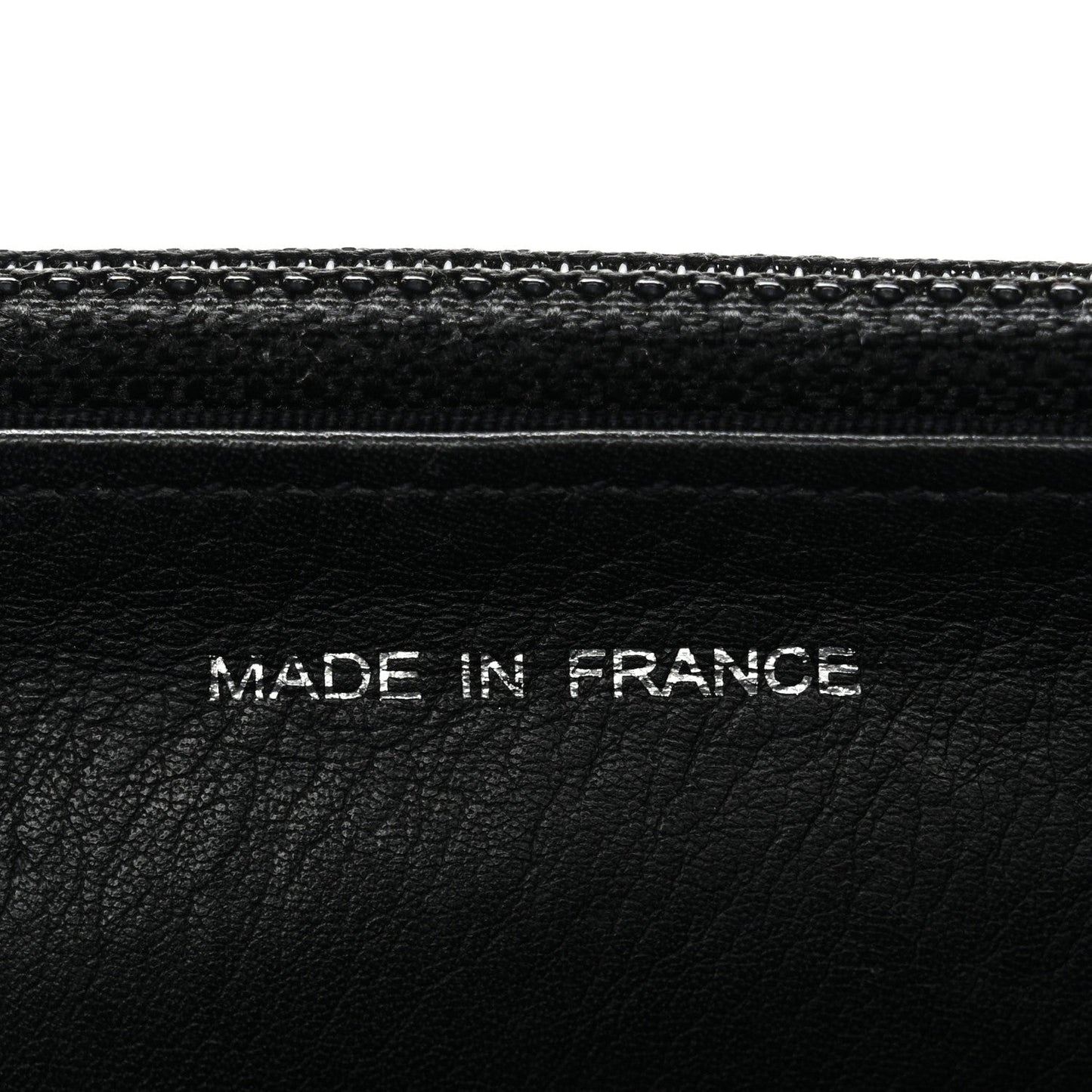 Distressed Patent Calfskin Quilted Reissue Wallet On Chain WOC Black