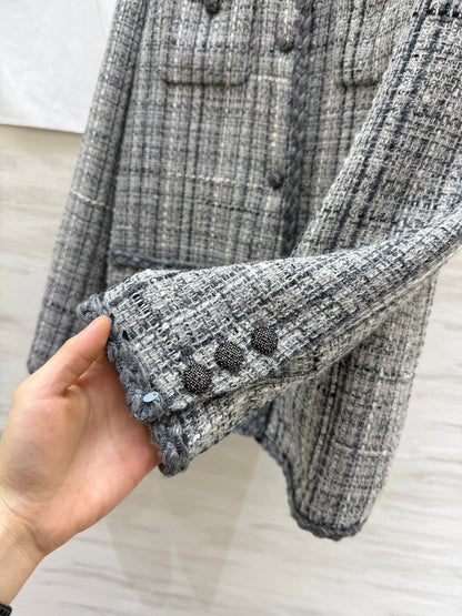 CC 26s Jacket White Grey Tweed 352324