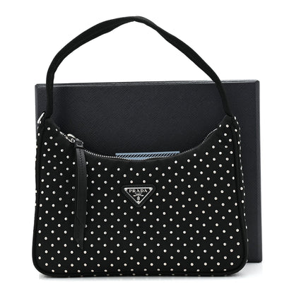 Re-Nylon Vela Studs Mini Re-Edition 2000 Bag Black