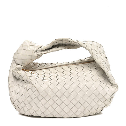 Nappa Intrecciato Teen Jodie Hobo White