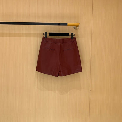 Gucci Short Red Leather 276987