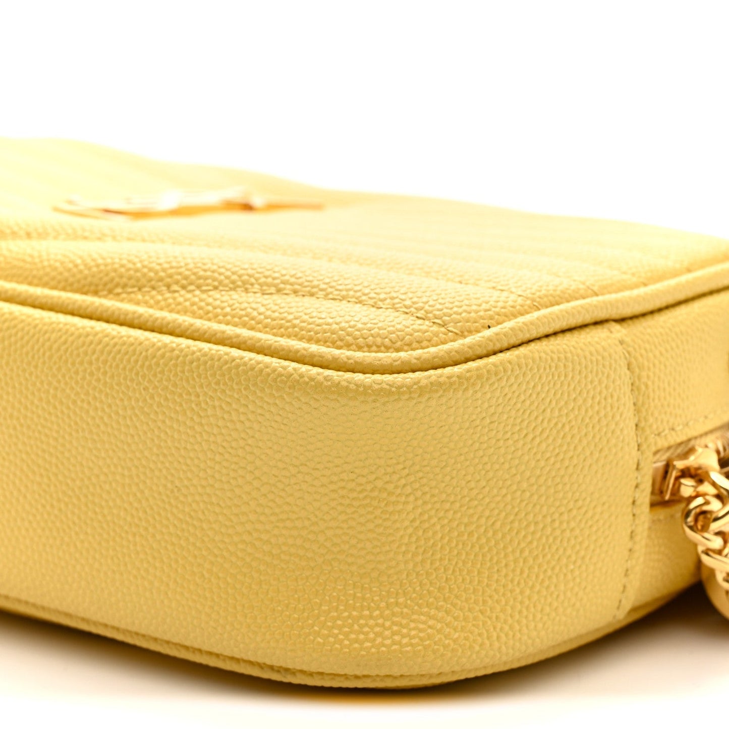 Grain De Poudre Matelasse Monogram Mini Lou Camera Bag Sunflower