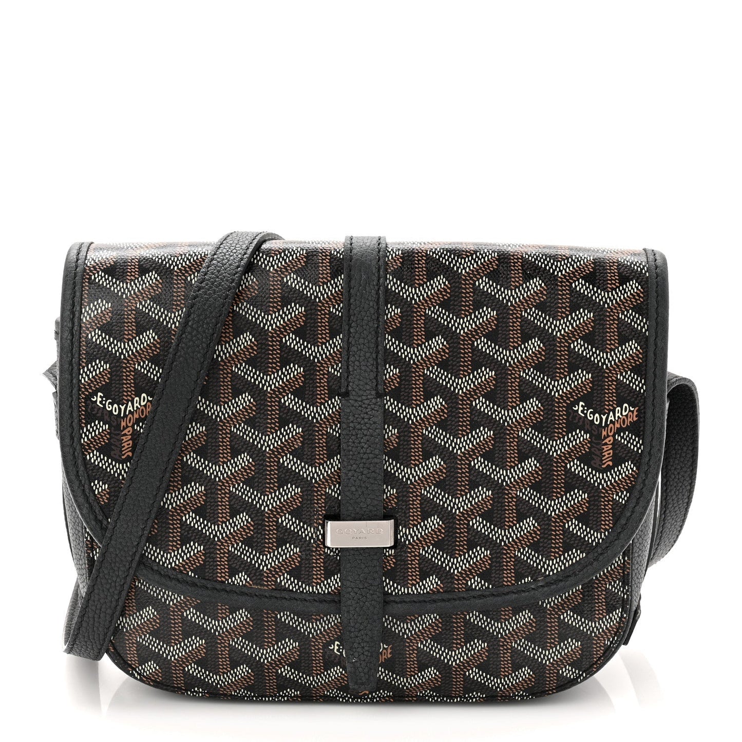 Goyardine Belvedere II PM Messenger Bag Black