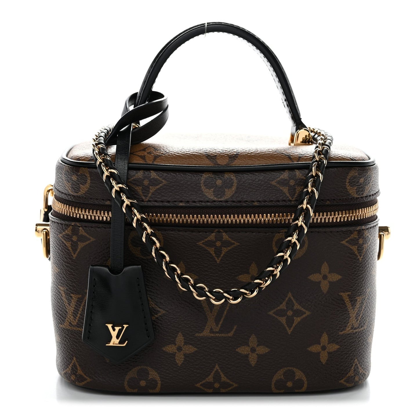Reverse Monogram Vanity Chain Pouch