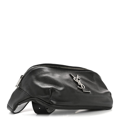 Calfskin Monogram Belt Bag Black