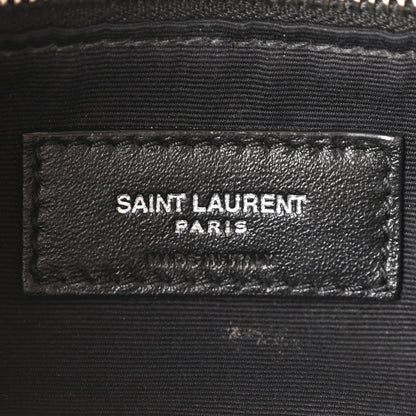 Lambskin Quilted Small Loulou Puffer Monogram Chain Satchel Crema Soft