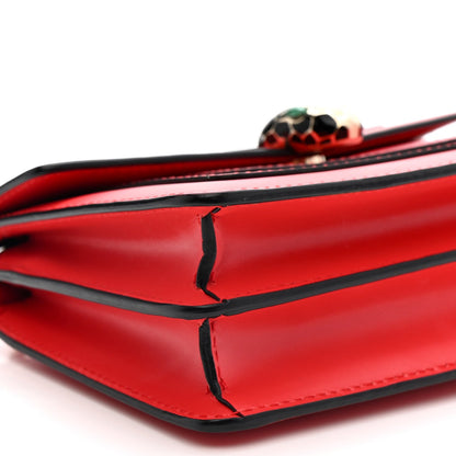 Calfskin Serpenti Forever Crossbody Bag Red