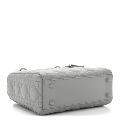 Ultra Matte Calfskin Cannage Small My ABCDior Lady Dior Grey