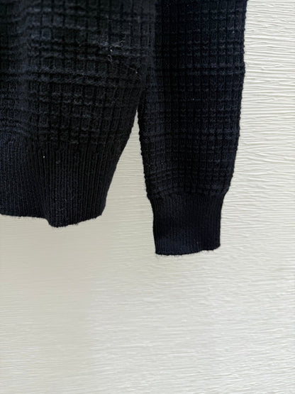 CC 25 Sweater Black Pattern Cashmere 286351
