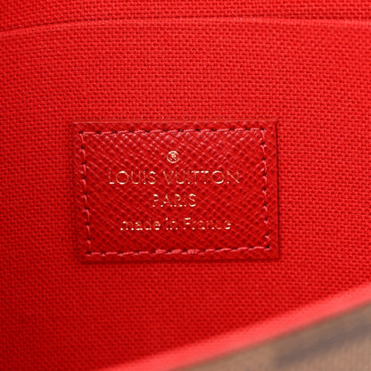 Damier Ebene Pochette Felicie Chain Wallet