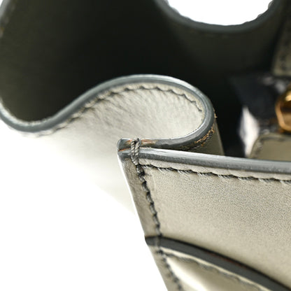 Smooth Calfskin Mini Luggage Almond