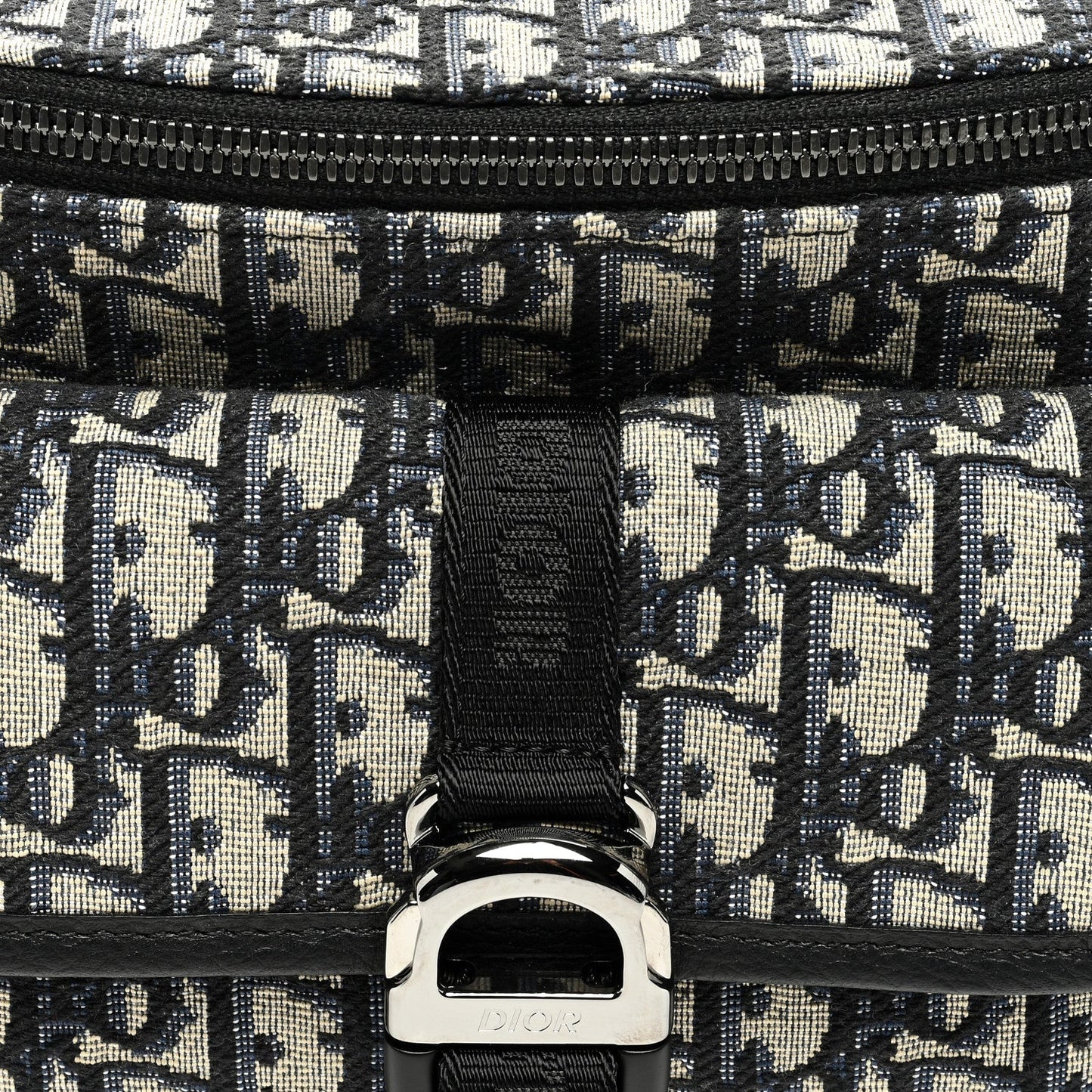 Oblique Dior 8 Belt Bag Beige Black