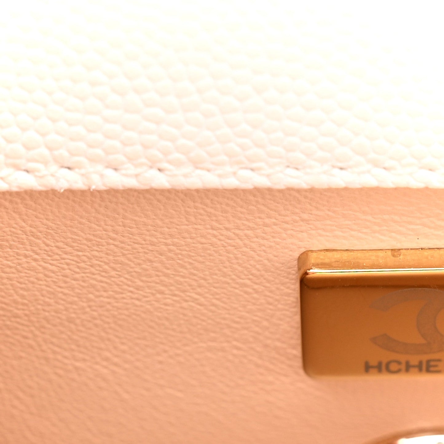 Caviar Quilted Extra Mini Coco Handle Flap White