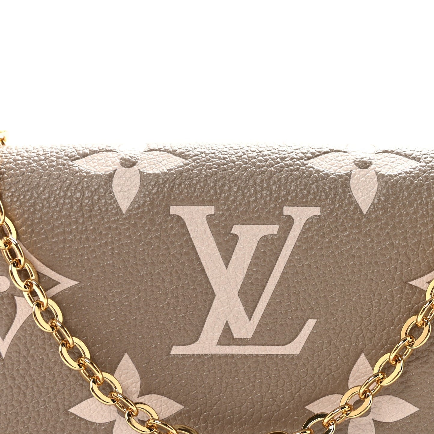 Empreinte Monogram Giant Felicie Pochette Tourterelle Creme