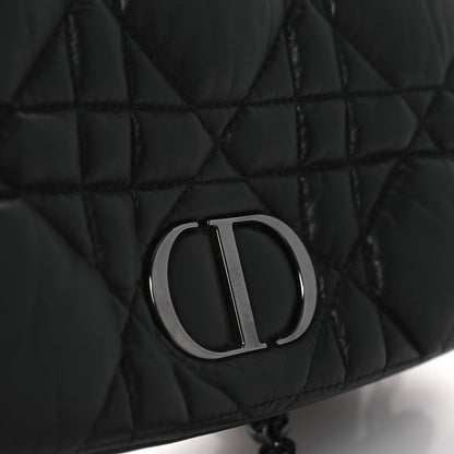 Calfskin Macrocannage Mini Caro Bag Black