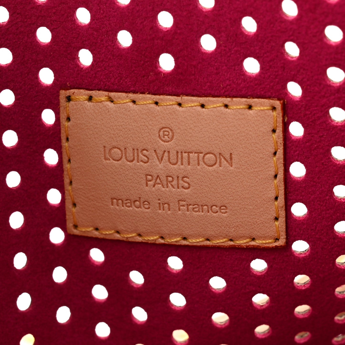 Monogram Perforated Speedy 30 Fuchsia
