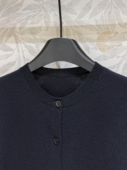 YSL Cardigan Black Wool