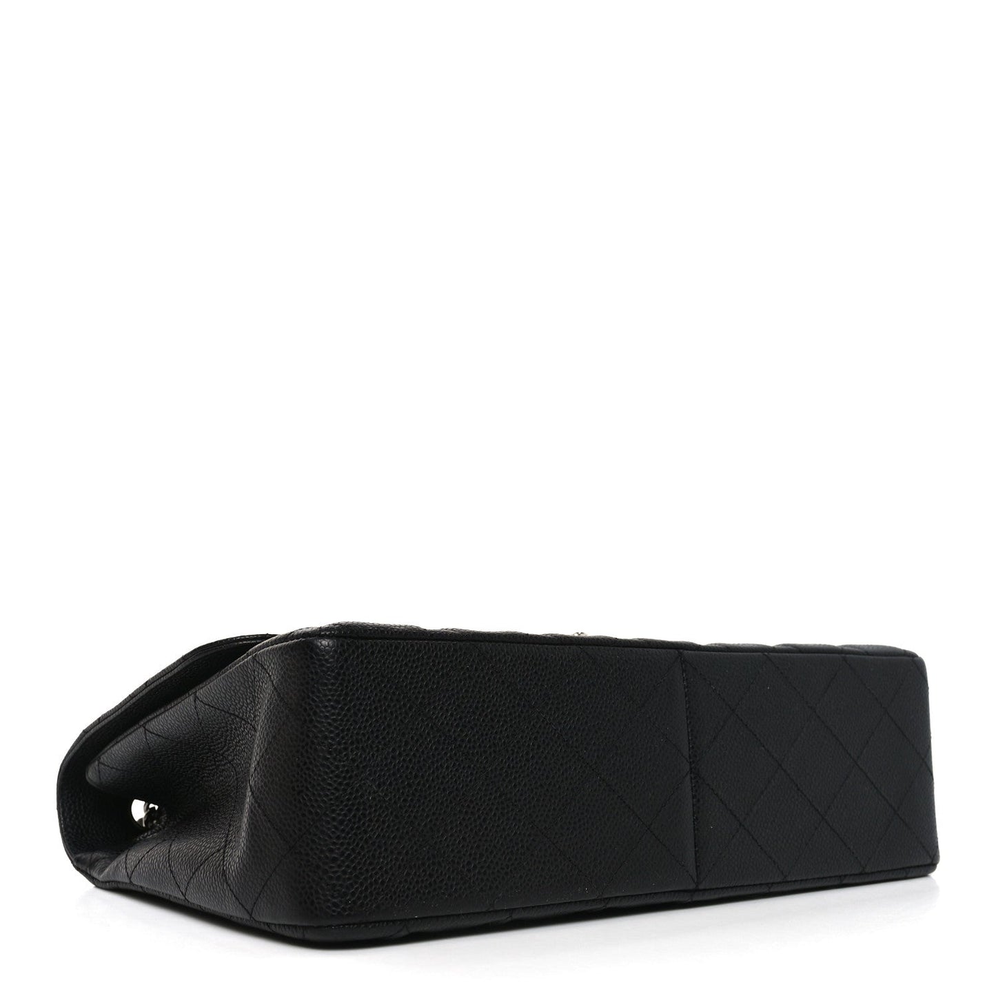 Caviar Quilted Jumbo Single Flap Black