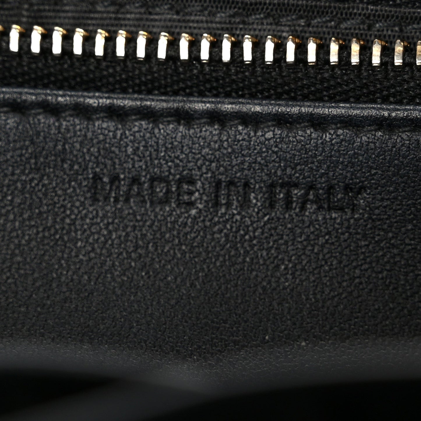 Lambskin Cannage Chain My Dior Daily Chain Pouch Black