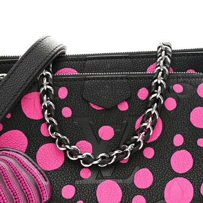LV X YK Empreinte Multi Pochette Accessories Black Fuchsia