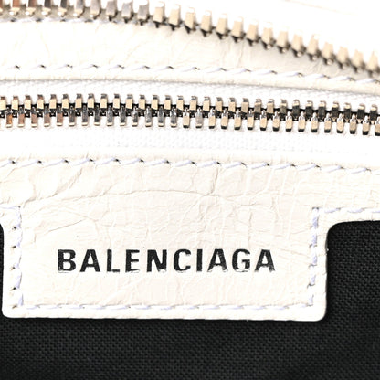 Agneau Arena Small Neo Cagole City Handbag Optic White