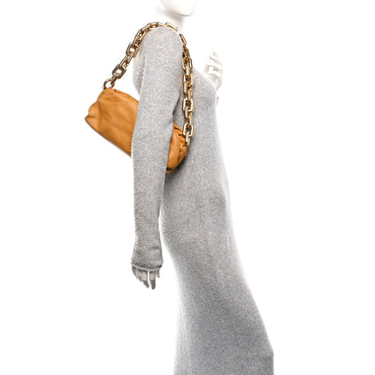 Calfskin The Pouch Chain Cammello