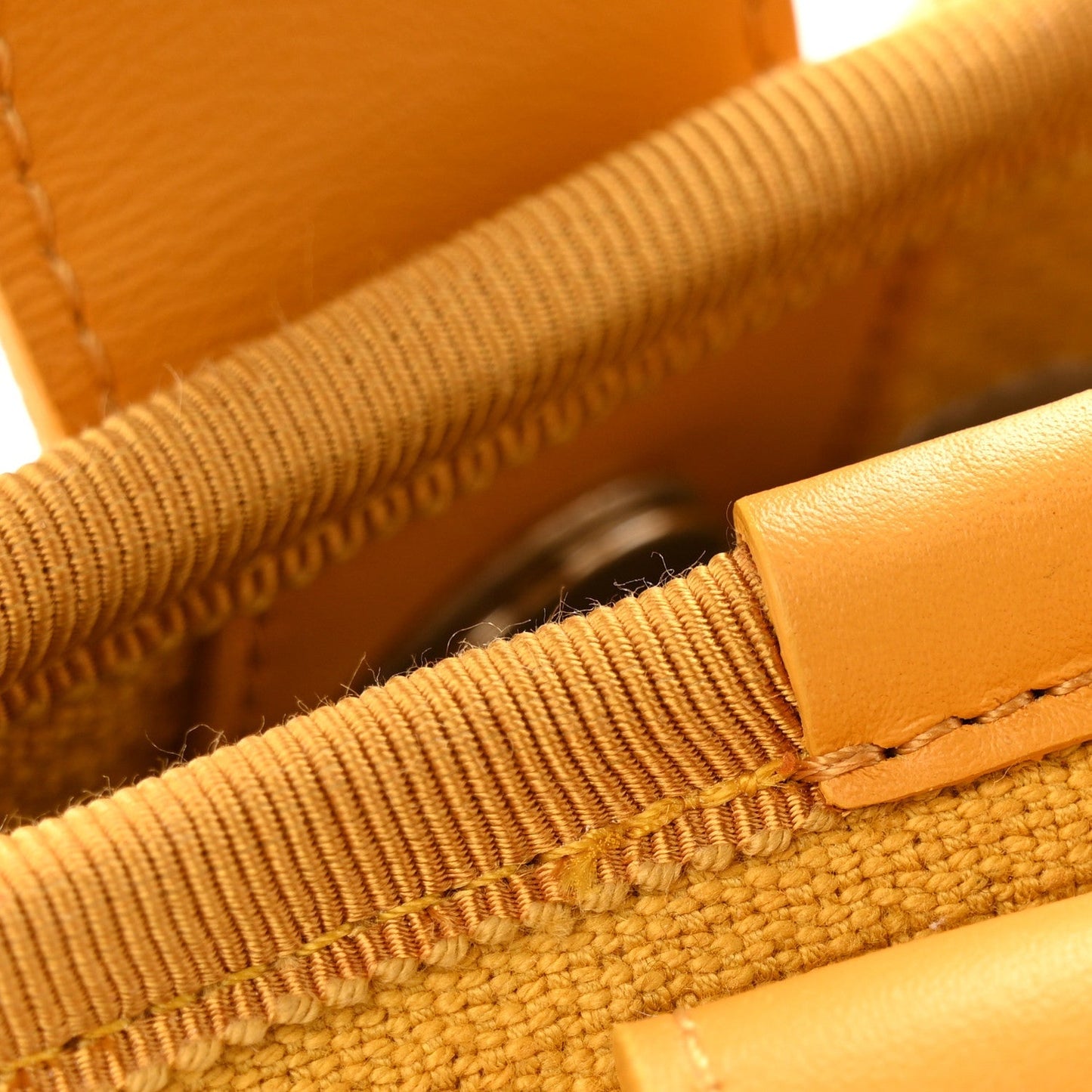 Mixed Fibers Small Deauville Tote Yellow