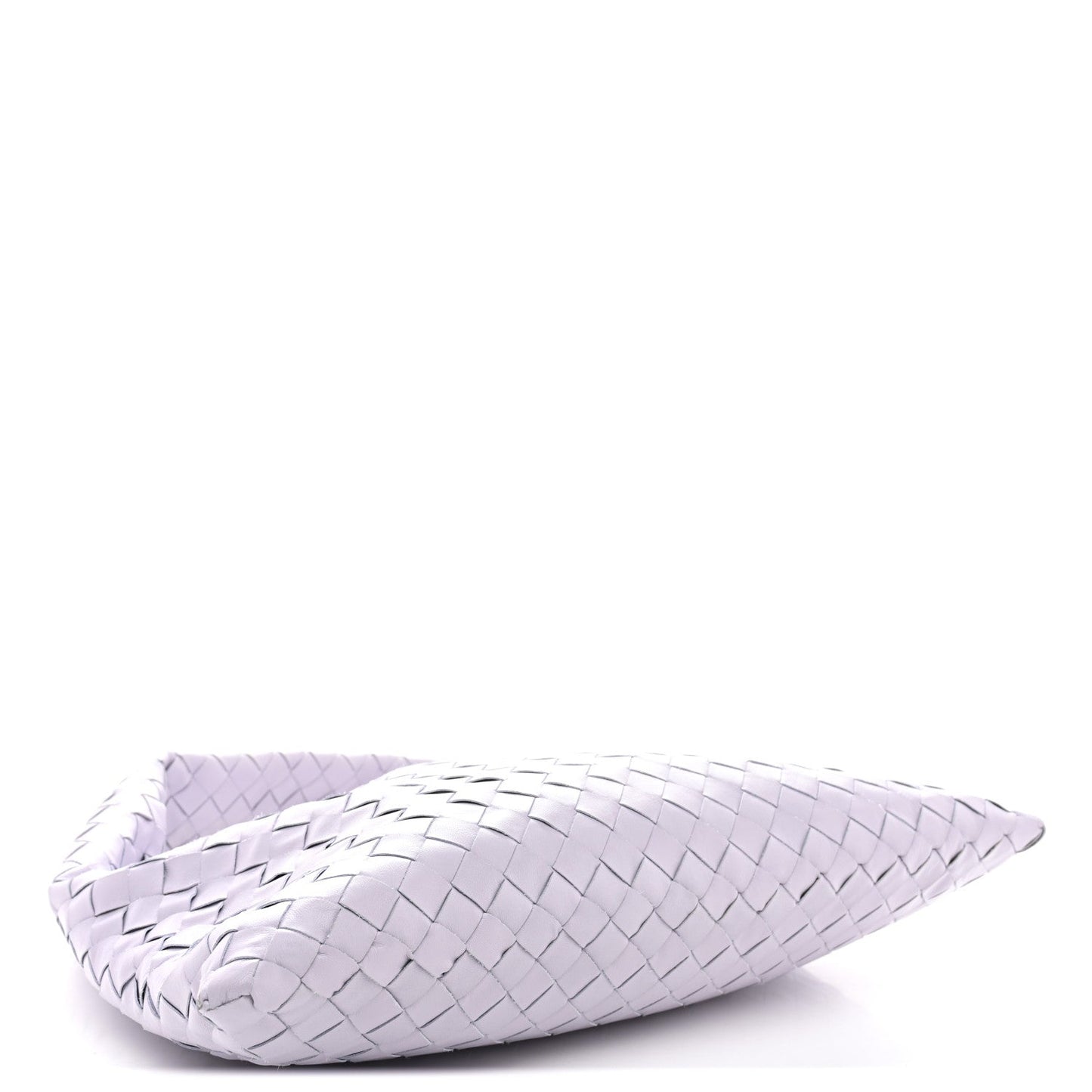 Calfskin Intrecciato Small Hop Oyster Lilac