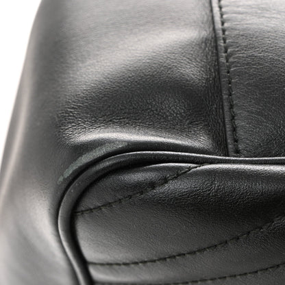 Calfskin Matelasse Large GG Marmont Shoulder Bag Black