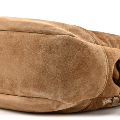Suede Small Jamie Shopping Tote Golden Leaf