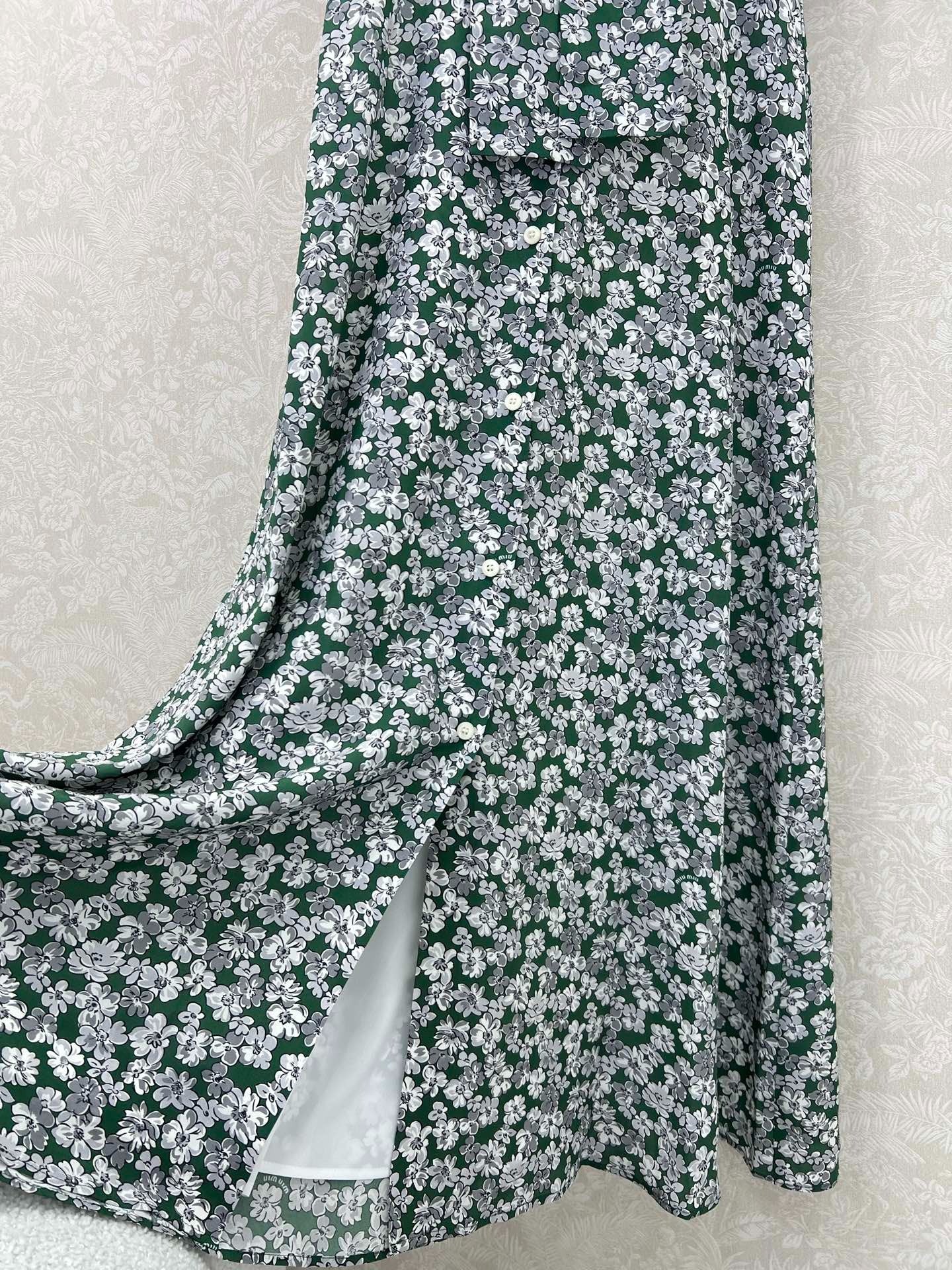 MIUMIU 25S LONG SLEEVE DRESS 265417