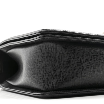 Caviar Quilted New Medium Boy Flap Black