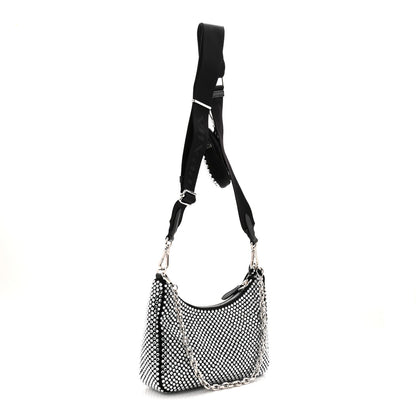 Satin Crystal Re-Edition 2005 Shoulder Bag Cristal