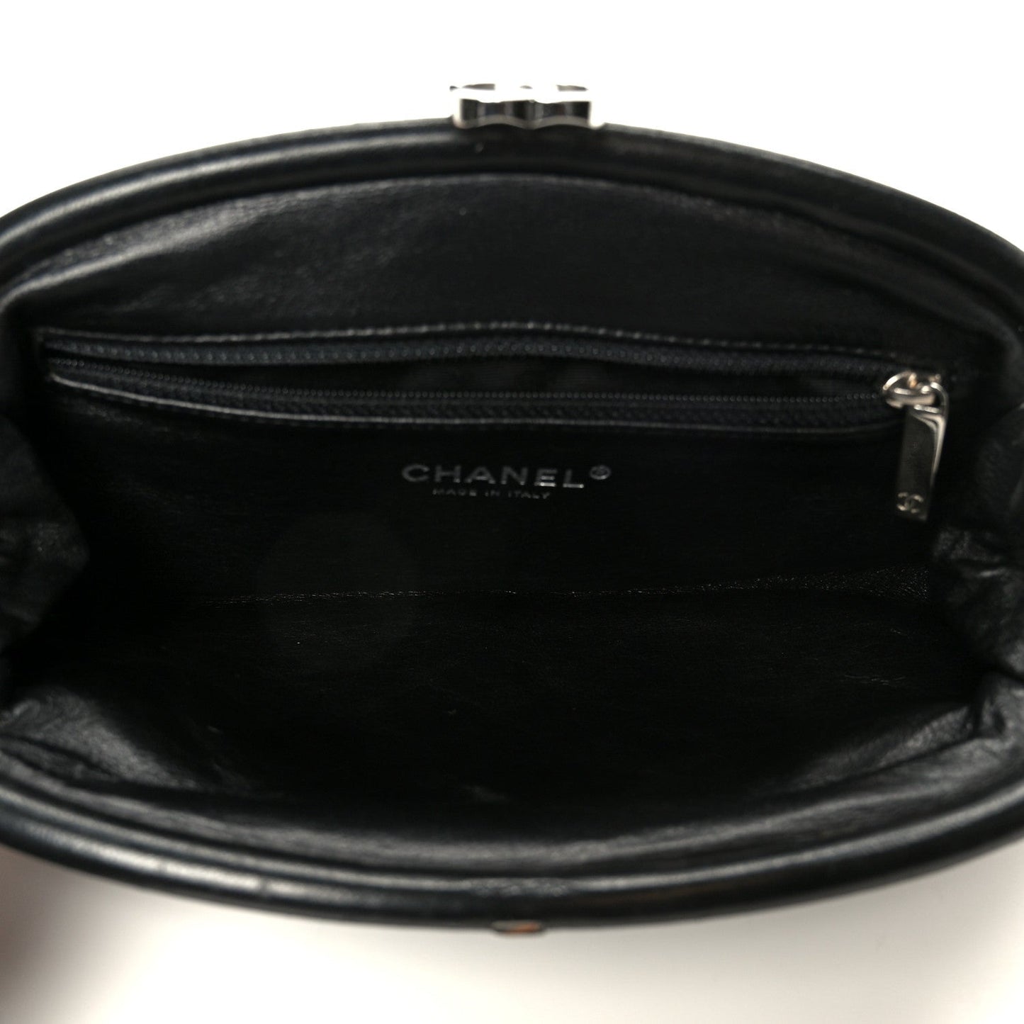 Lambskin Quilted Timeless Clutch Black