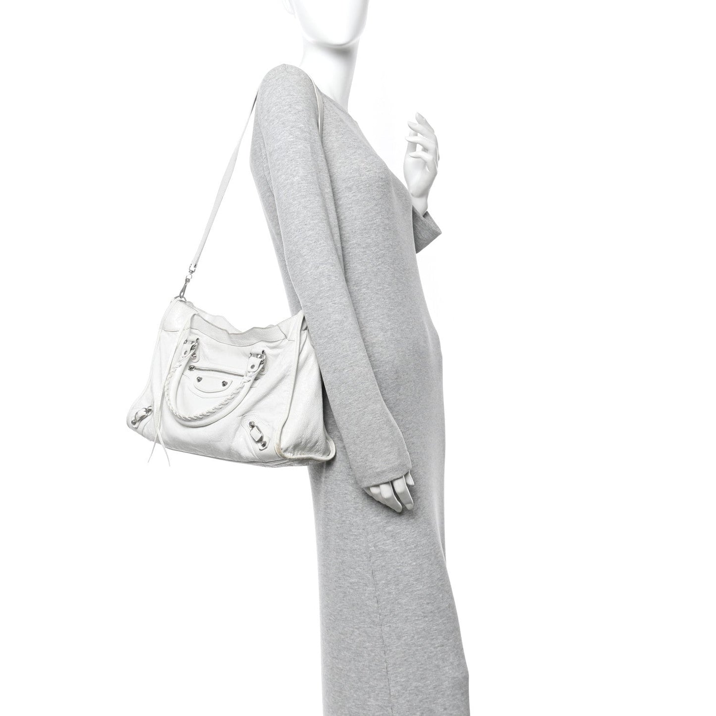 Arena Storico Classic Silver Hardware Medium Le City Optic White