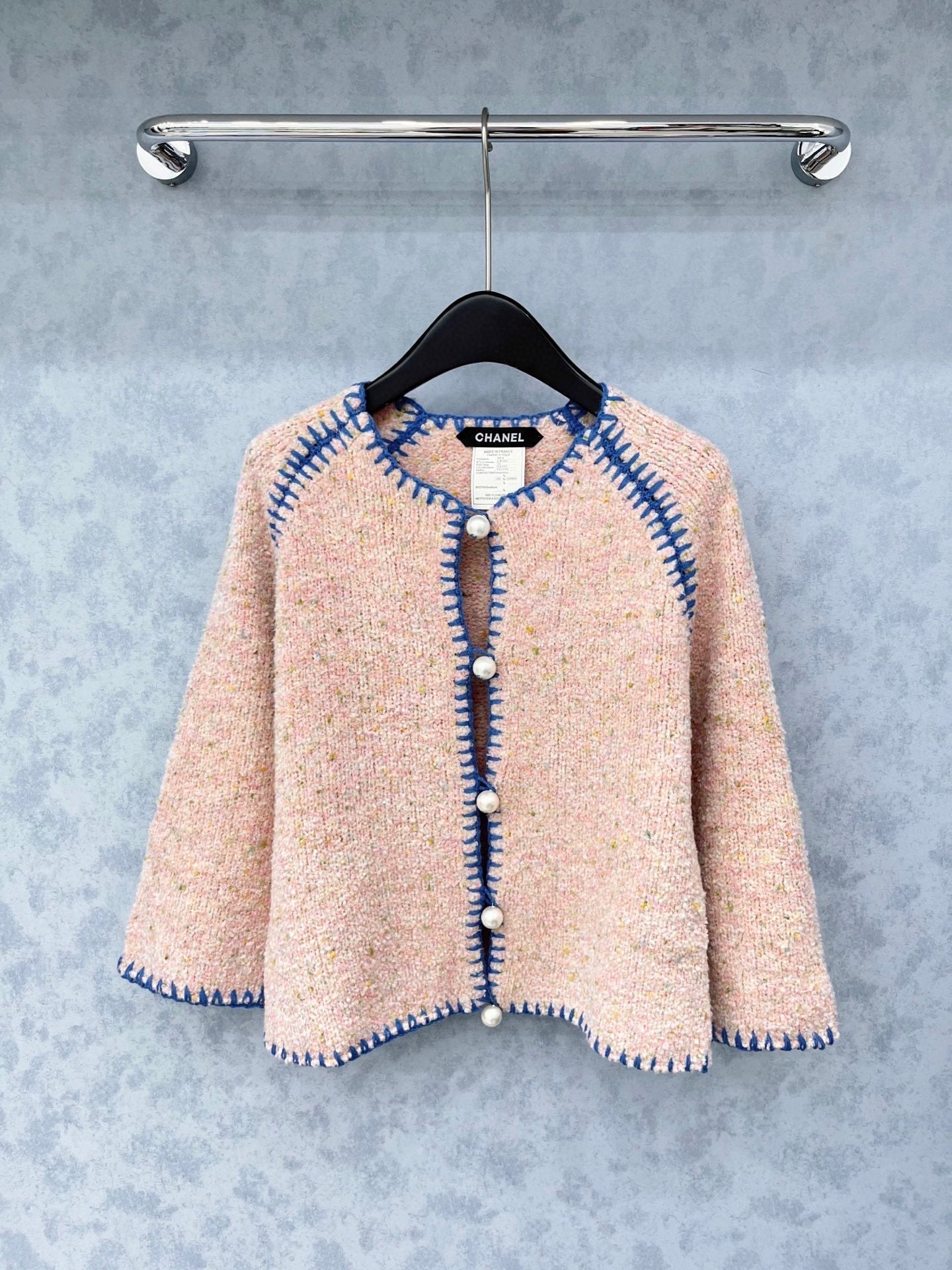 CC 2025 Cardigan With Pearl Button Wool 325875