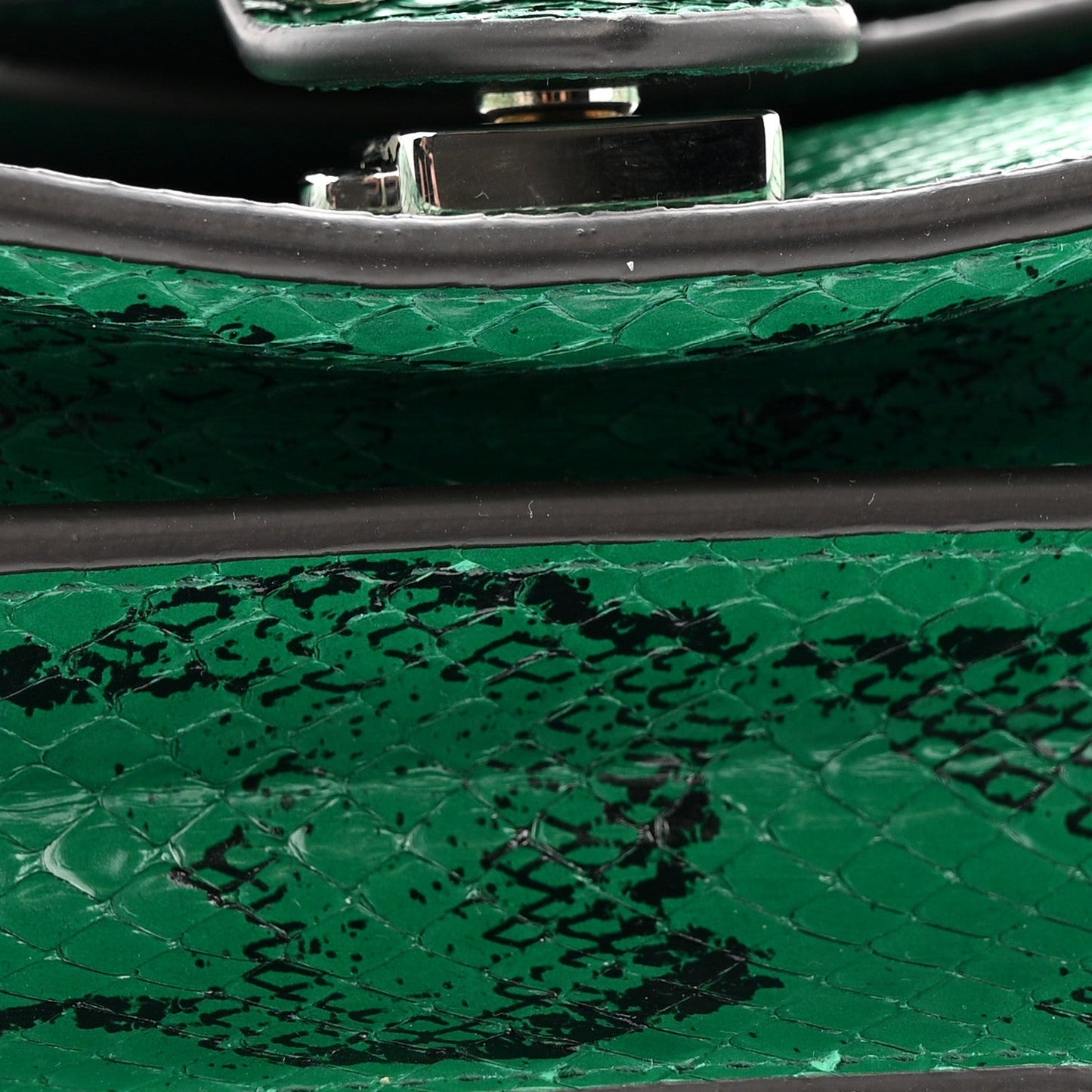 Snakeskin Small Dionysus Shoulder Bag Green