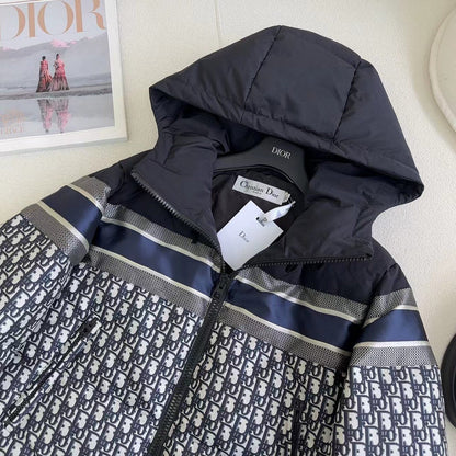 CD 25 Jacket Blue White Black Down Polyester 319275