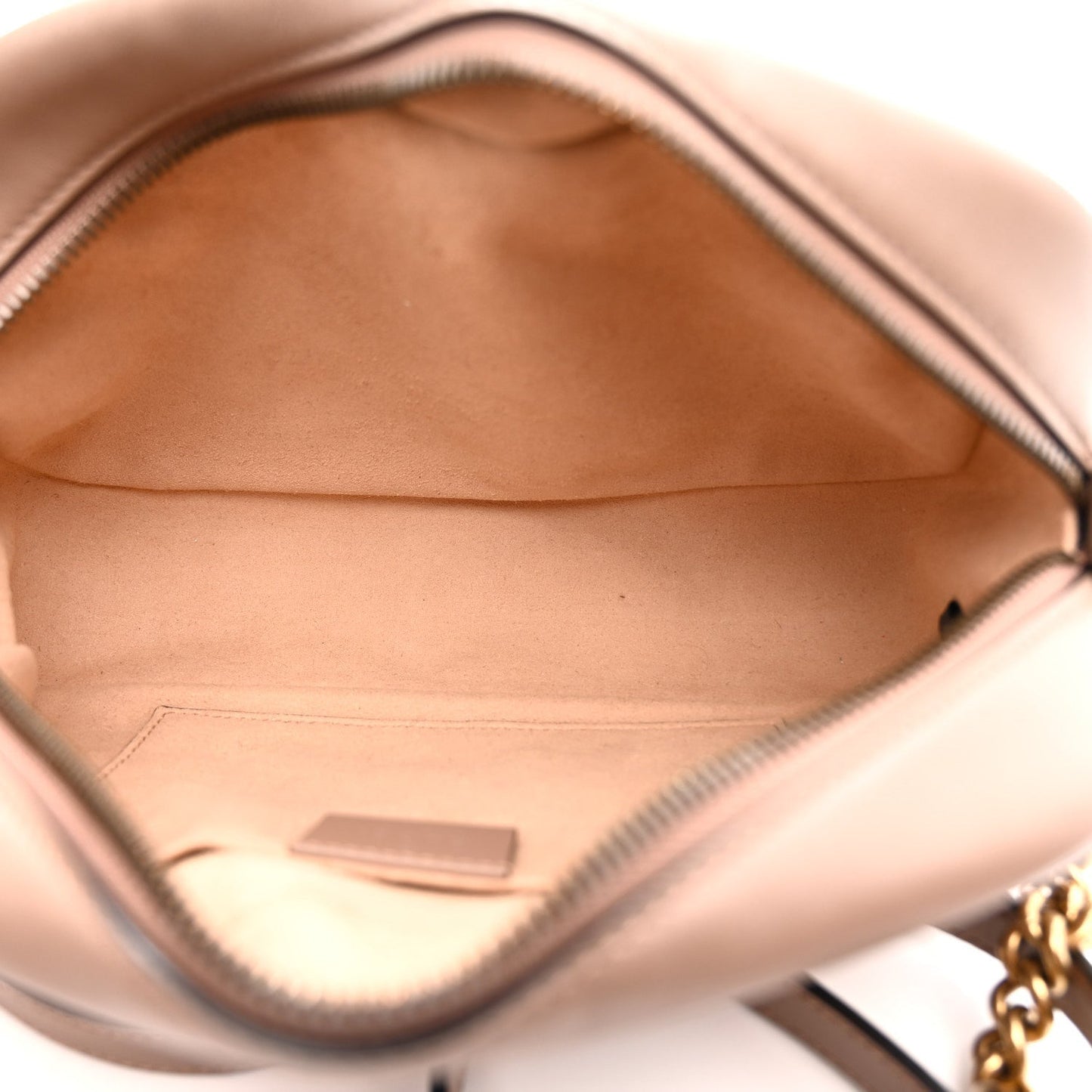 Calfskin Matelasse Small GG Marmont Chain Shoulder Bag Porcelain Rose
