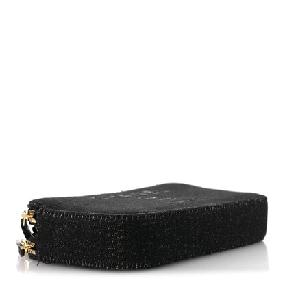 Canvas Small Deauville Clutch With Chain Navy